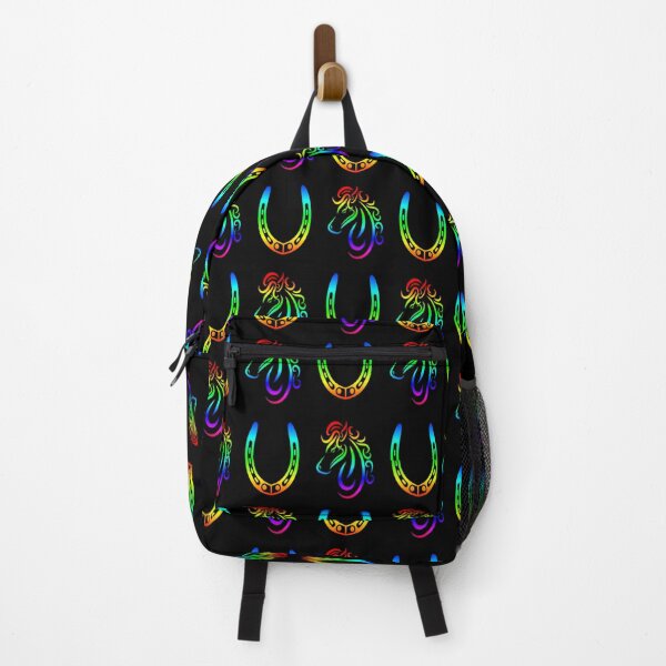 Item preview, Rainbow Color Horse and Horseshoe Pattern designed and sold by CharJens.