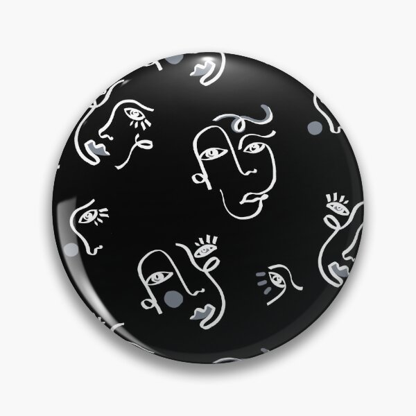 Artikelvorschau, Black Abstract Faces entworfen und verkauft von Carolina Diaz.