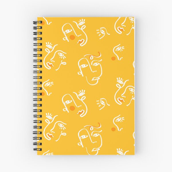 Item preview, Marigold Abstract Faces designed and sold by Carolina Diaz.