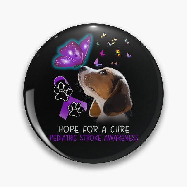 Item preview, Beagle Hope For A Cure Pediatric Stroke Awareness designed and sold by Grooffos.