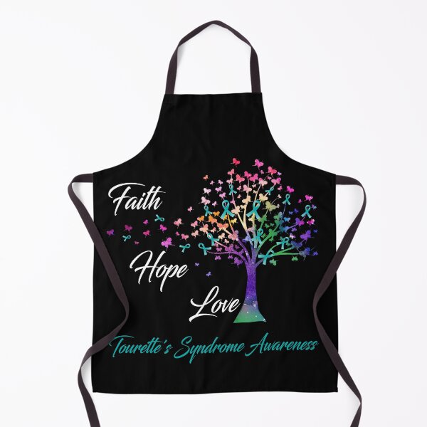 Item preview, Ribbon Tree Faith Hope Love Tourette's Syndrome Awareness designed and sold by Tadmab.