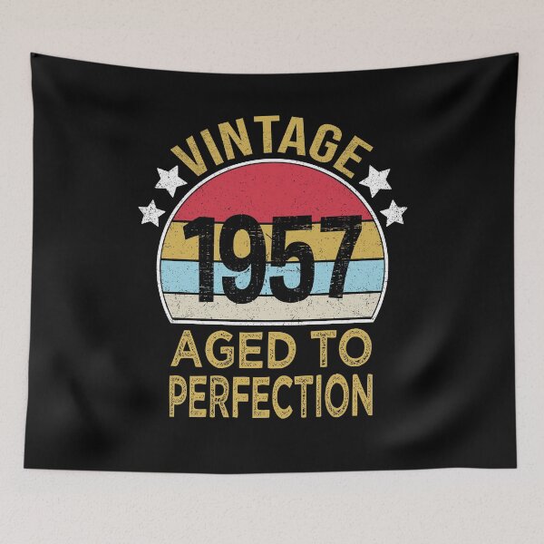 Item preview,  Born 1957 Birthday Old Gift Vintage 1957 Funny for Birthday designed and sold by nmichom.
