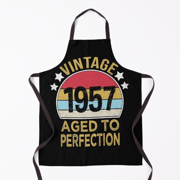 Aperçu de l'œuvre Né en 1957 Anniversaire Vieux Cadeau Vintage 1957 Drôle pour Anniversaire créée et vendue par nmichom.