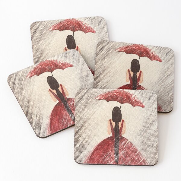 Item preview, Red Dress Rainy Day designed and sold by DellaBees.