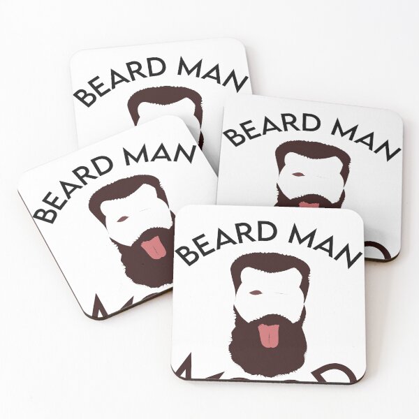 Item preview, beard man designed and sold by megaPrint.