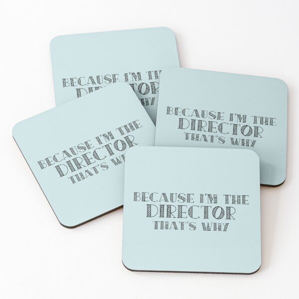 Item preview, Because I'm the Director designed and sold by Theatre Thoughts.