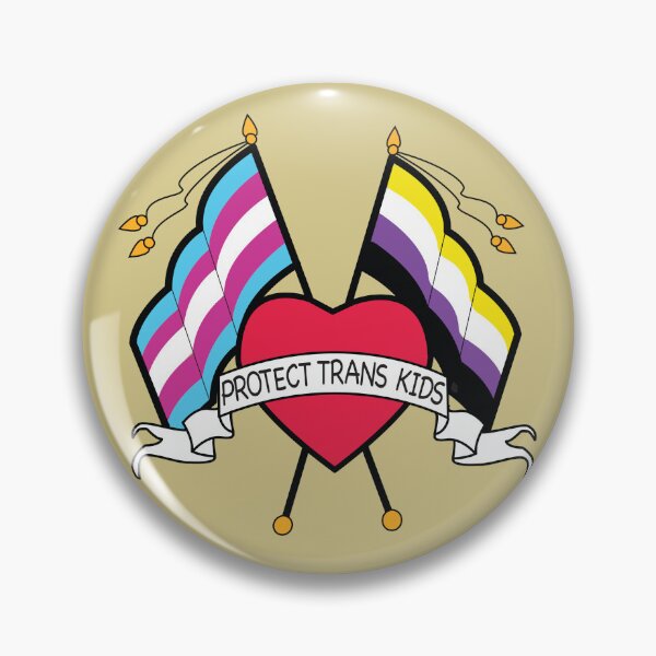 Item preview, Protect trans kids old school tattoo desgn designed and sold by Sayraphim.