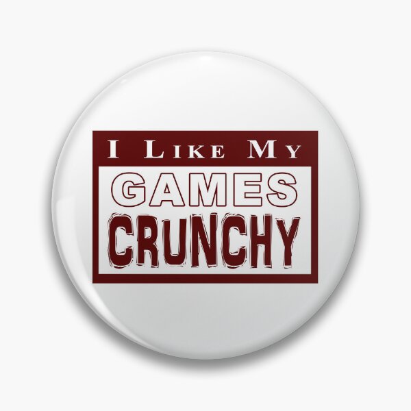 Item preview, I Like My Games Crunchy designed and sold by robertgasperson.