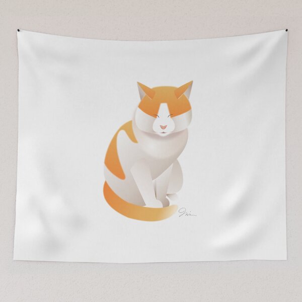 Item preview, Painting of an orange cat designed and sold by TrevorIrvin.