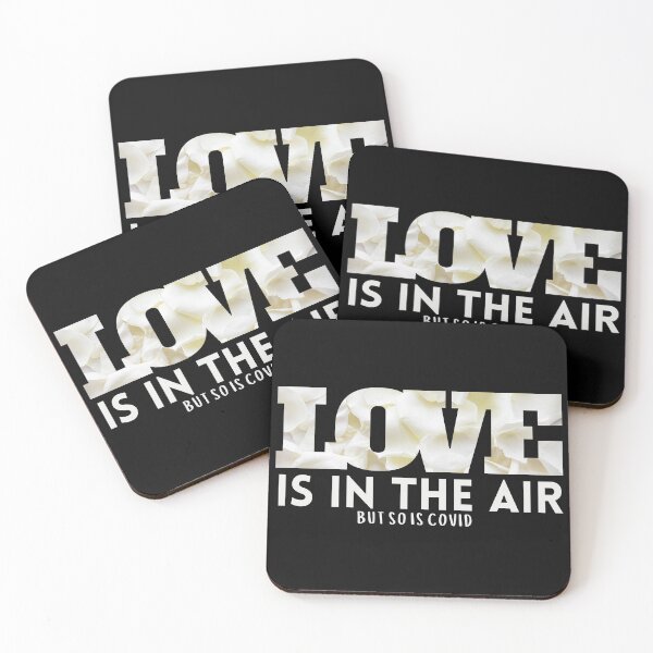 Item preview, Love Is In The Air But So Is COVID  designed and sold by hanyj732.