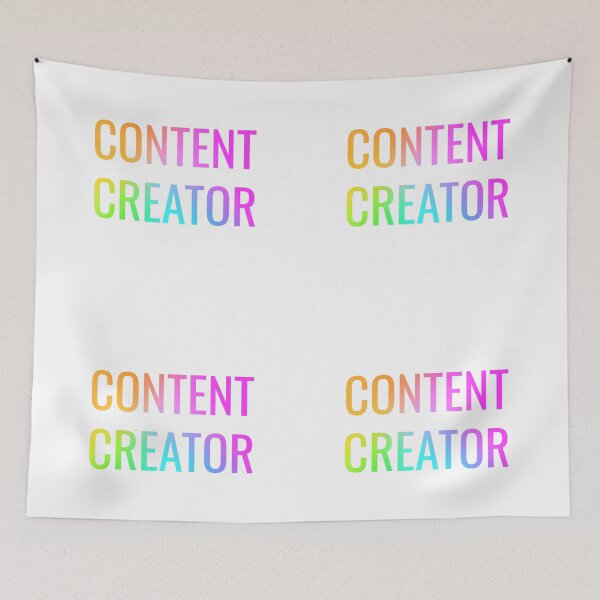 Item preview, Content Creator | Happy Face | Rainbow designed and sold by HappyFaceCo.