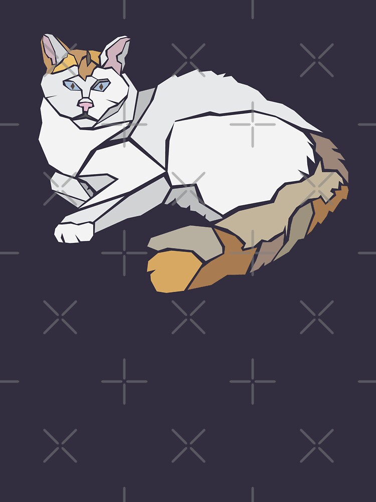 Thumbnail 3 of 3, Relaxed Fit T-Shirt, Tabby Mix Cat Lovers designed and sold by petloverswag.