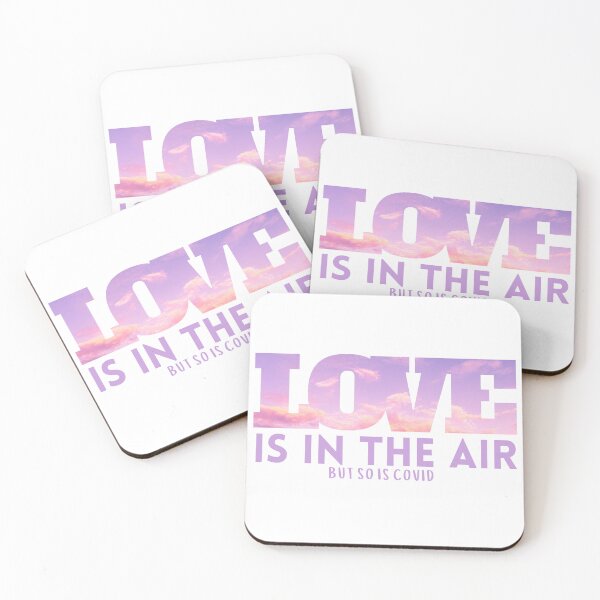 Item preview, Love Is In The Air But So Is COVID  designed and sold by hanyj732.
