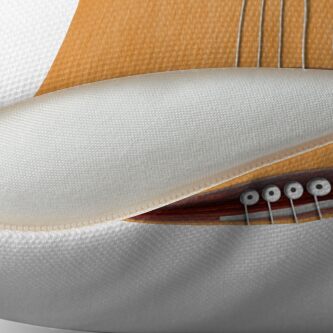 Alternate view of Acoustic Guitar Throw Pillow