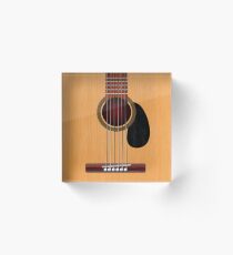 Acoustic Guitar Acrylic Block