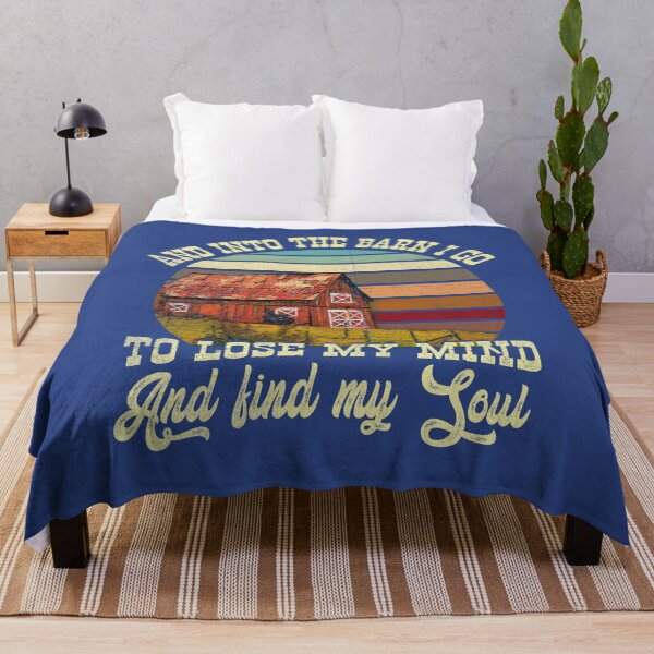 Item preview, And Into the Barn I Go to Lose My Mind and Find My Soul designed and sold by checkertonetees.