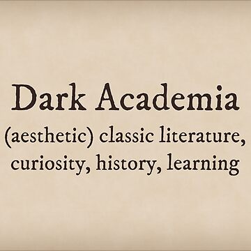 Artwork thumbnail, Dark Academia Definition by ElectricFangs