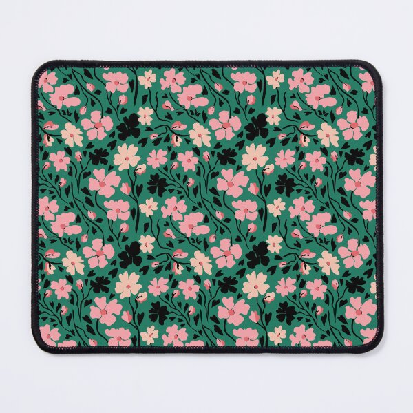 Item preview, Green Goth Victorian Floral Pattern  designed and sold by kateholthouser.