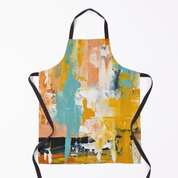 Item preview, For Charlie: A bright, peaceful abstract painting in mustard yellow, desert pink, and muted blue by Alyssa Hamilton Art designed and sold by Alyssa Hamilton Art.
