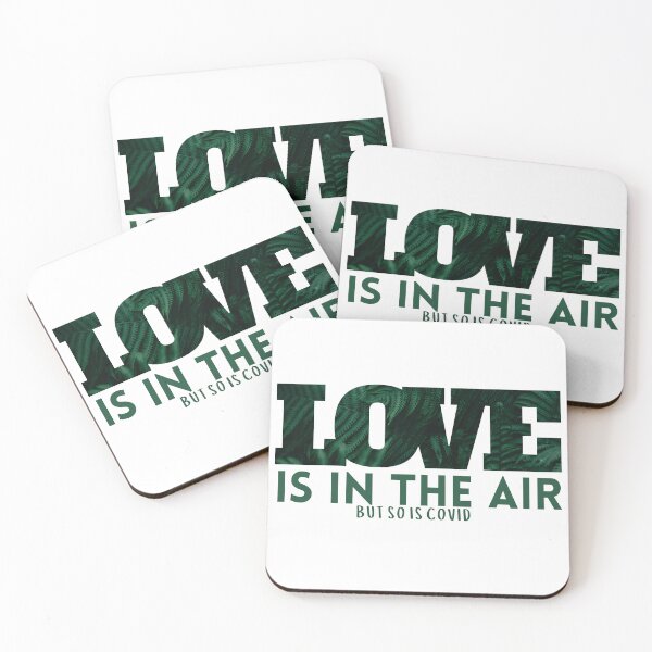 Item preview, Love Is In The Air But So Is COVID  designed and sold by hanyj732.