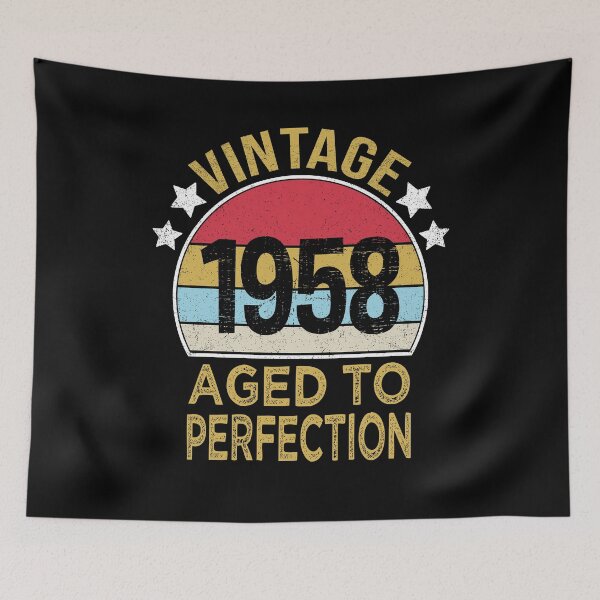 Item preview,  Born 1958 Birthday Old Gift Vintage 1958 Funny for Birthday designed and sold by nmichom.
