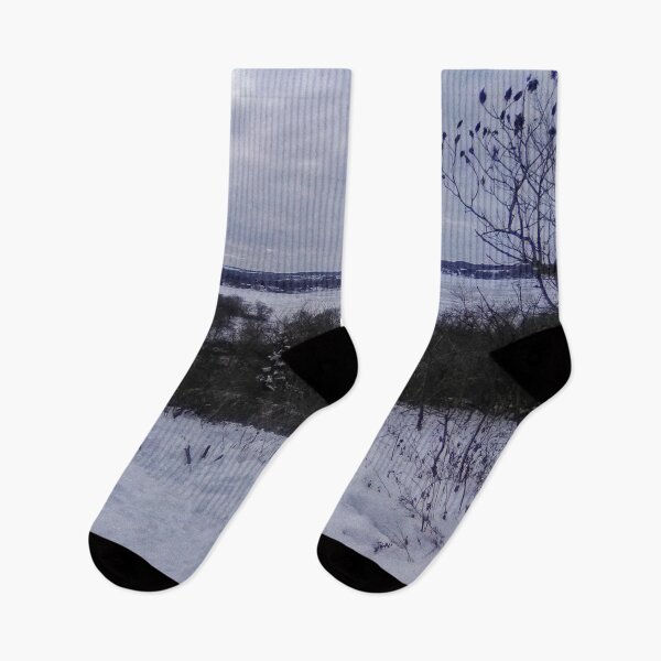 Item preview, snowy view of pike lake designed and sold by Cora Gregory.