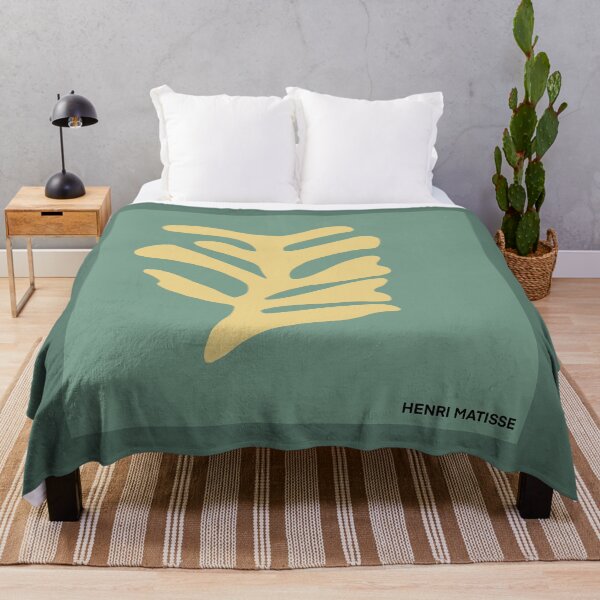 Item preview, Henri matisse Leaf Cutout - Papier Découpés - yellow Art Print designed and sold by Artistic Media.