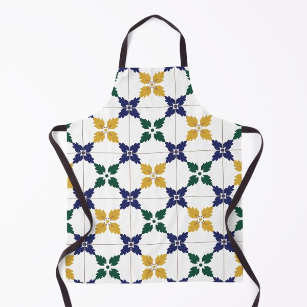 Item preview, Floral Lisbon Portugal tile pattern designed and sold by arkantus.