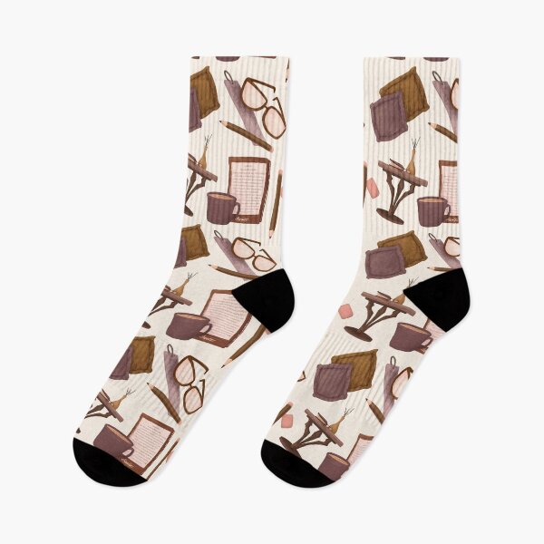 Item preview, Cozy Corner Pattern Illustration 2 - Books/Reading/Writing/Coffee/Glasses/Relax/Literature designed and sold by AEIZLITA N.