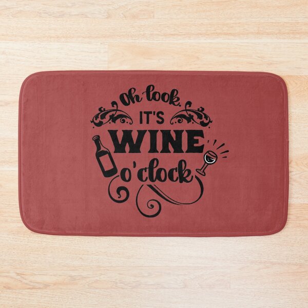 Item preview, Wine o'clock funny quote designed and sold by Catalina2202.