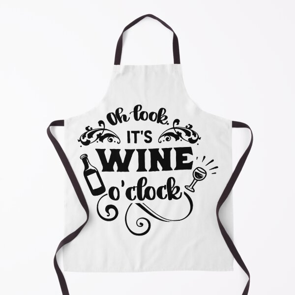 Item preview, Wine o'clock funny quote designed and sold by Catalina2202.