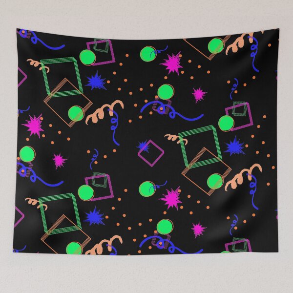 Item preview, funky gay bowling alley arcade carpet pattern designed and sold by Em Robin.