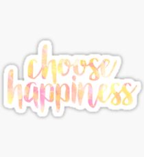 choose happiness stickers Sticker