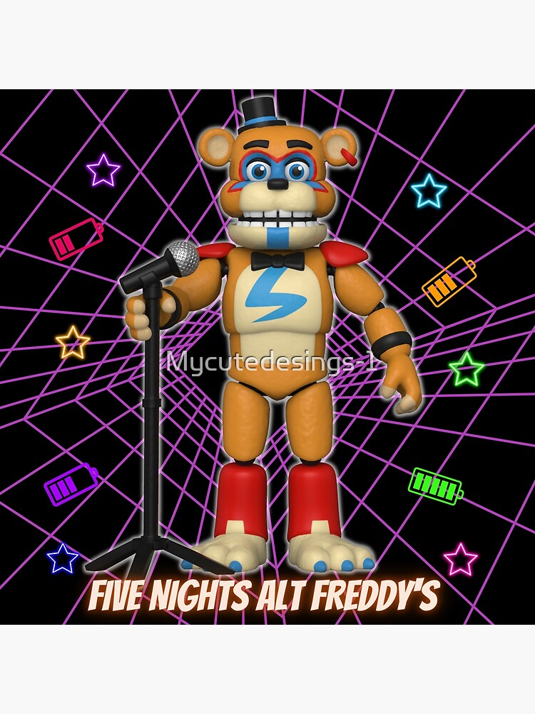 Glamrock Freddy- Freddy fazbear fnaf- Fnaf security breach fanart |  Greeting Card