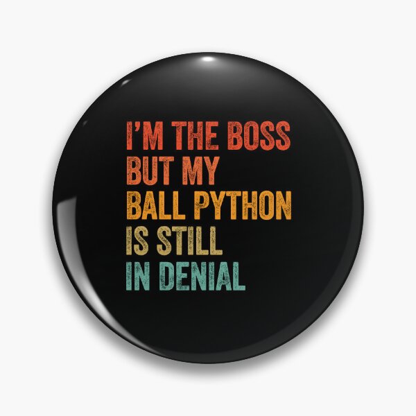 Aperçu de l'œuvre Je suis le patron mais mon python royal est toujours dans le déni créée et vendue par LADistrictGarb.