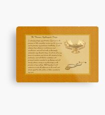The Florence Nightingale Pledge Metal Print