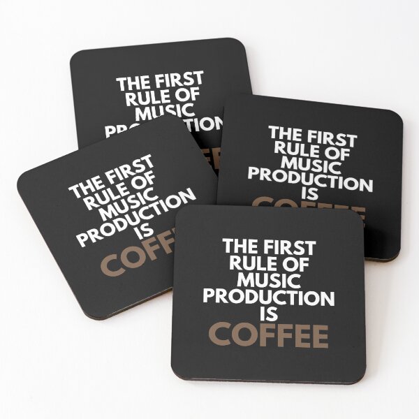 Item preview, The First Rule Of Music Production Is Coffee designed and sold by EllConApparel.