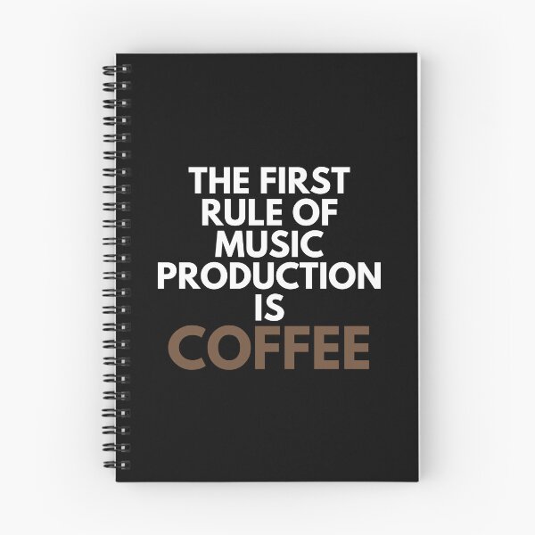 Item preview, The First Rule Of Music Production Is Coffee designed and sold by EllConApparel.