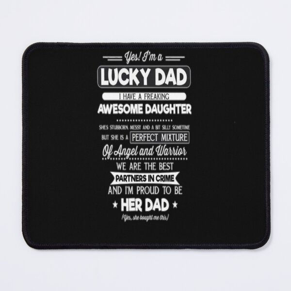 Item preview, Lucky Dad of Daughters ~ T-shirt ~ Father ~ Father's Day designed and sold by saadabs.