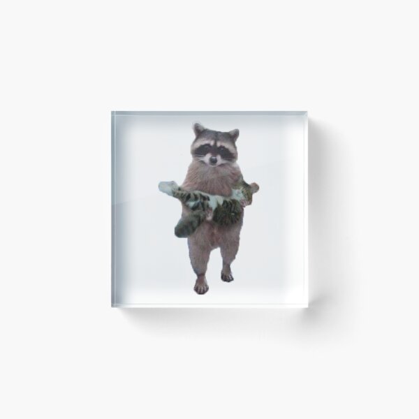 Item preview, raccoon carrying kitten designed and sold by valwerty.