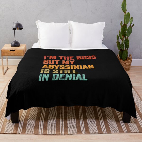 Item preview, I'm The Boss But My Abyssinian Cat Is Still In Denial  designed and sold by LADistrictGarb.
