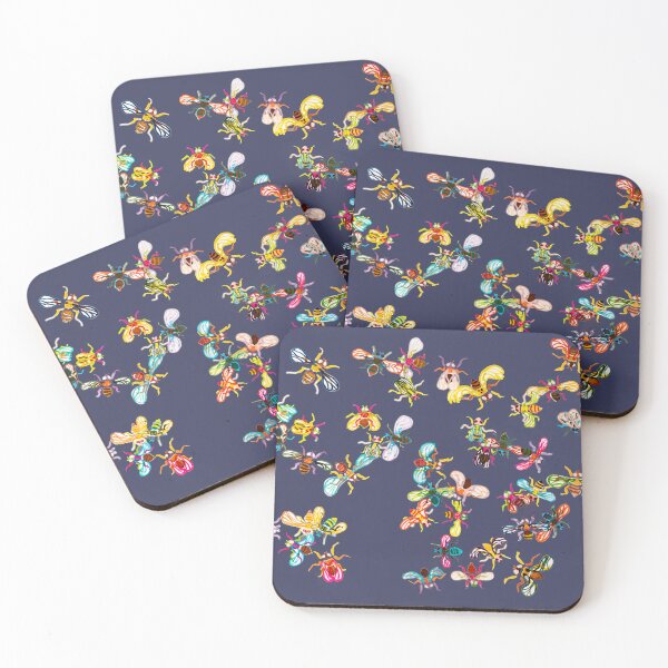 Item preview, Watercolor mini fruit flies designed and sold by Caroline Pritchard.