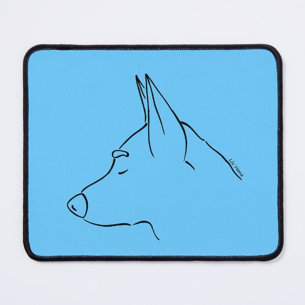 Item preview, Malinois silhouette outline designed and sold by LivHana.