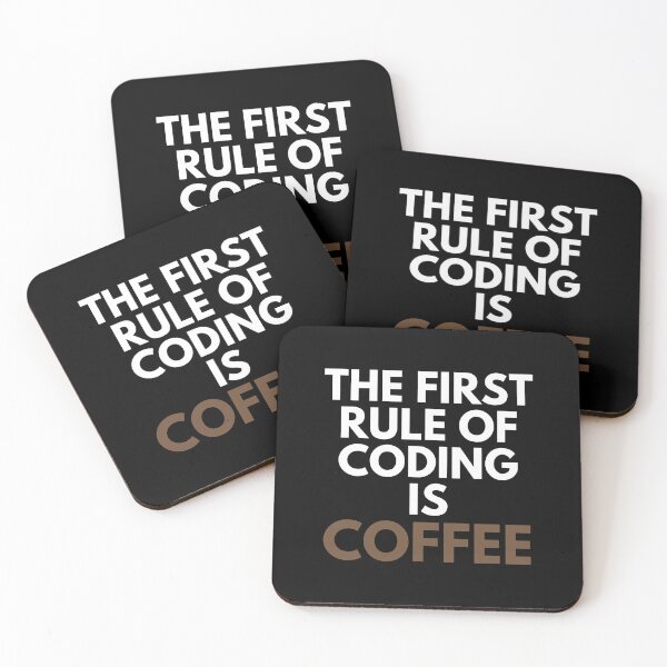 Item preview, The First Rule Of Coding Is Coffee designed and sold by EllConApparel.