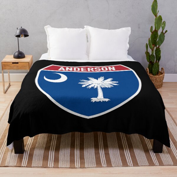 Item preview, Anderson South Carolina - SC Road Trip Interstate Highway Sign Vacation Souvenir designed and sold by palmettodigital.