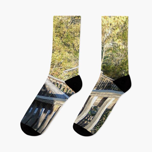 Item preview, staircase into the trees designed and sold by Cora Gregory.