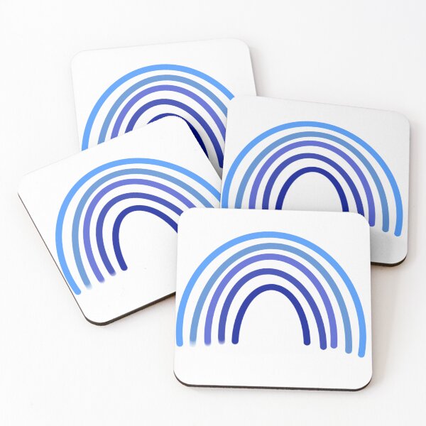 Item preview, Blue Aesthetic Rainbow Design designed and sold by ReaganMck.