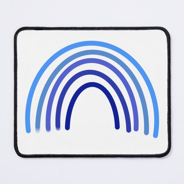 Item preview, Blue Aesthetic Rainbow Design designed and sold by Reagan McKenzie.