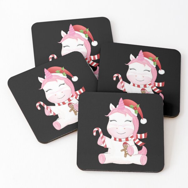 Item preview, Pink Christmas Unicorn designed and sold by createdbycam.
