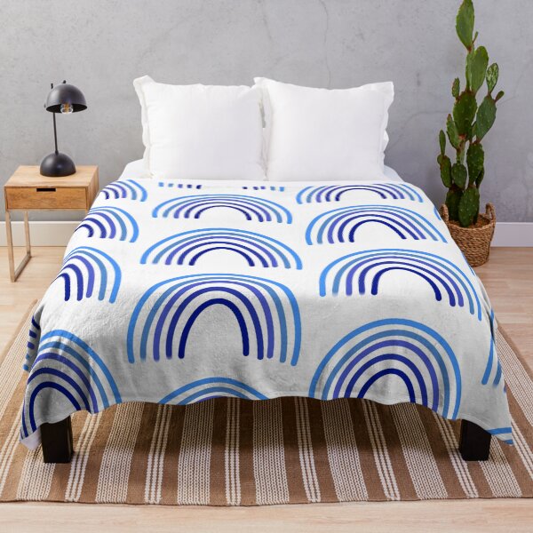 Item preview, Blue Aesthetic Rainbow Design designed and sold by ReaganMck.